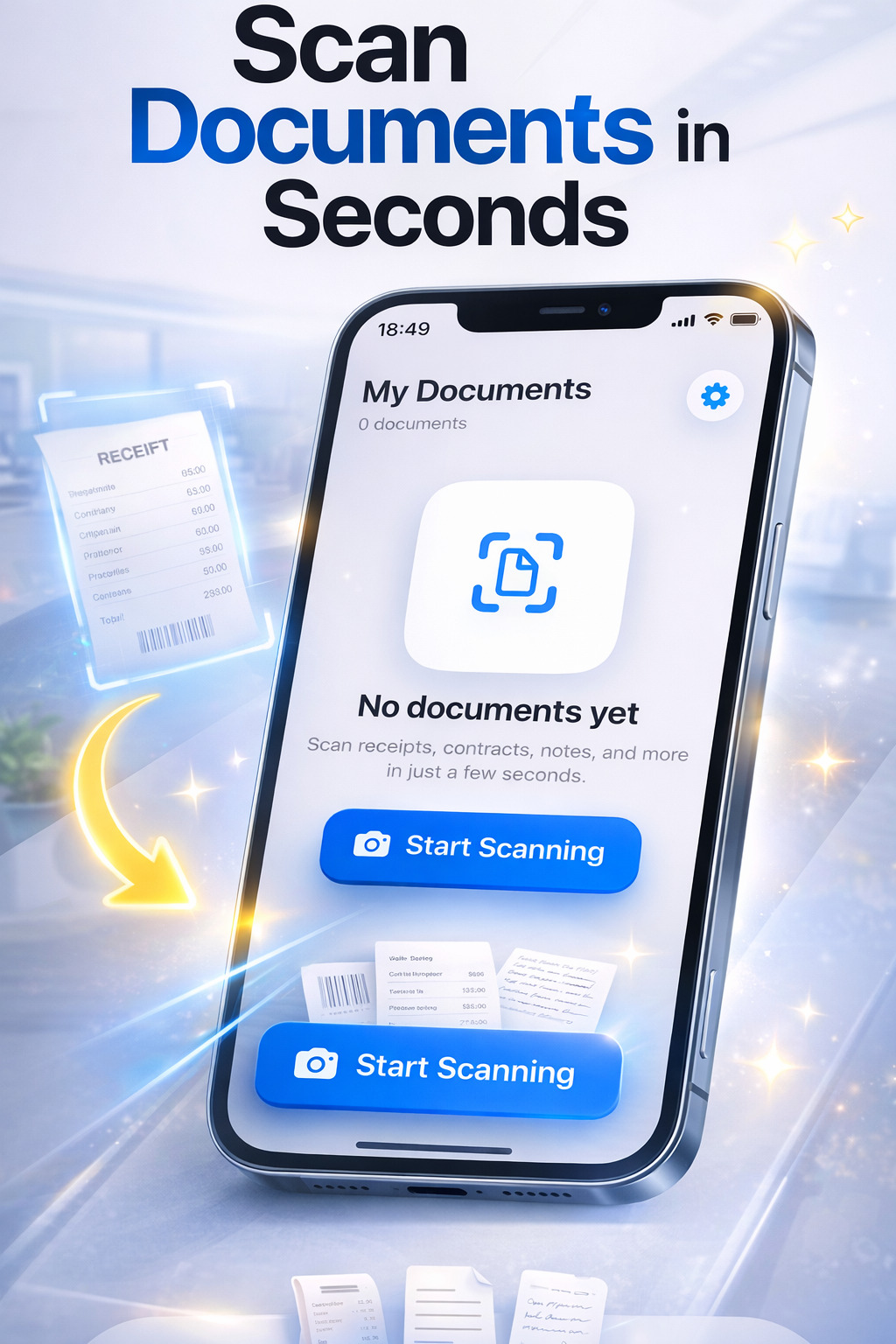 Scan Documents in Seconds