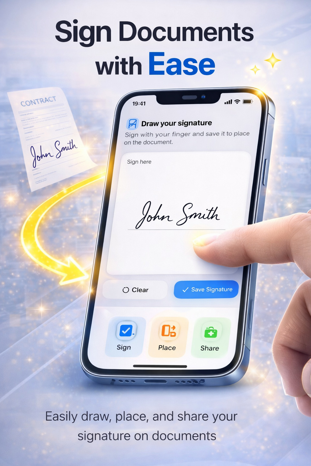 Sign documents with ease